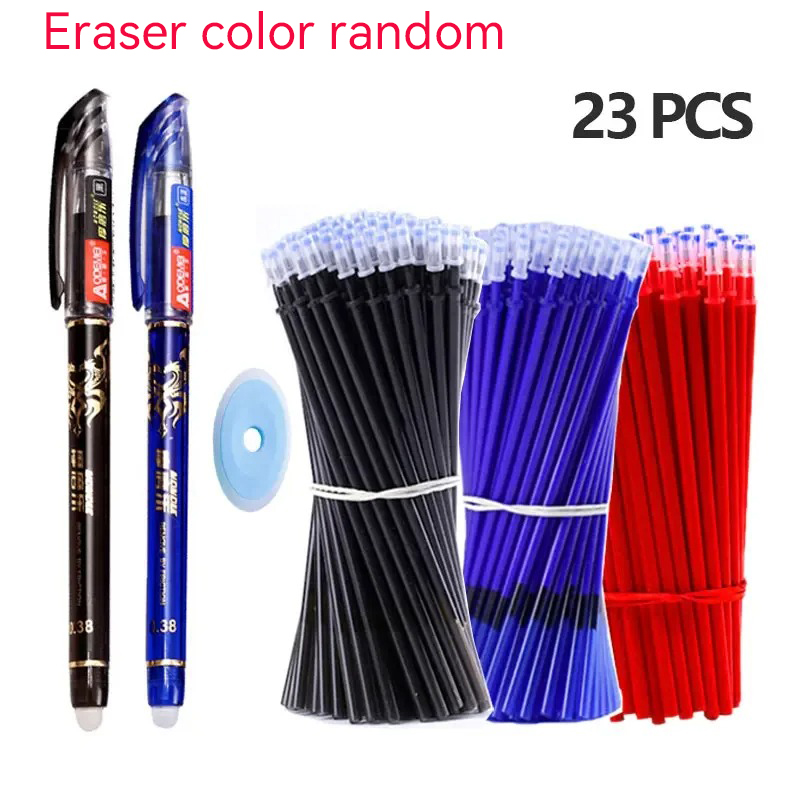 Pilot Pen Frixion - Zestaw wymazywalnych długopisów żelowych 0,5 mm