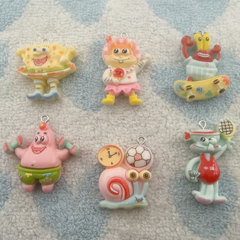 Resin Craft Projects - 10 szt. zawieszek z żywicy z