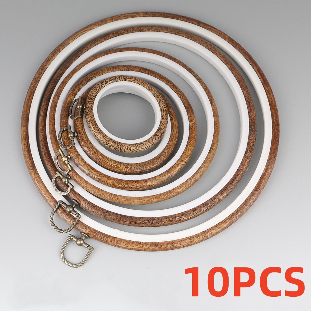 Wood Ring Blank - 10 sztuk/zestaw 7.5-26cm okrągłe drewniane obręcze