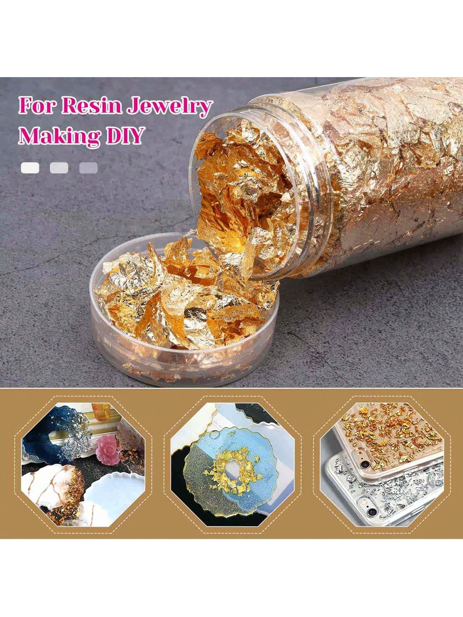 Płatki złota, dekoracja ciast  – Gold Foil Flakes recenzja i cena