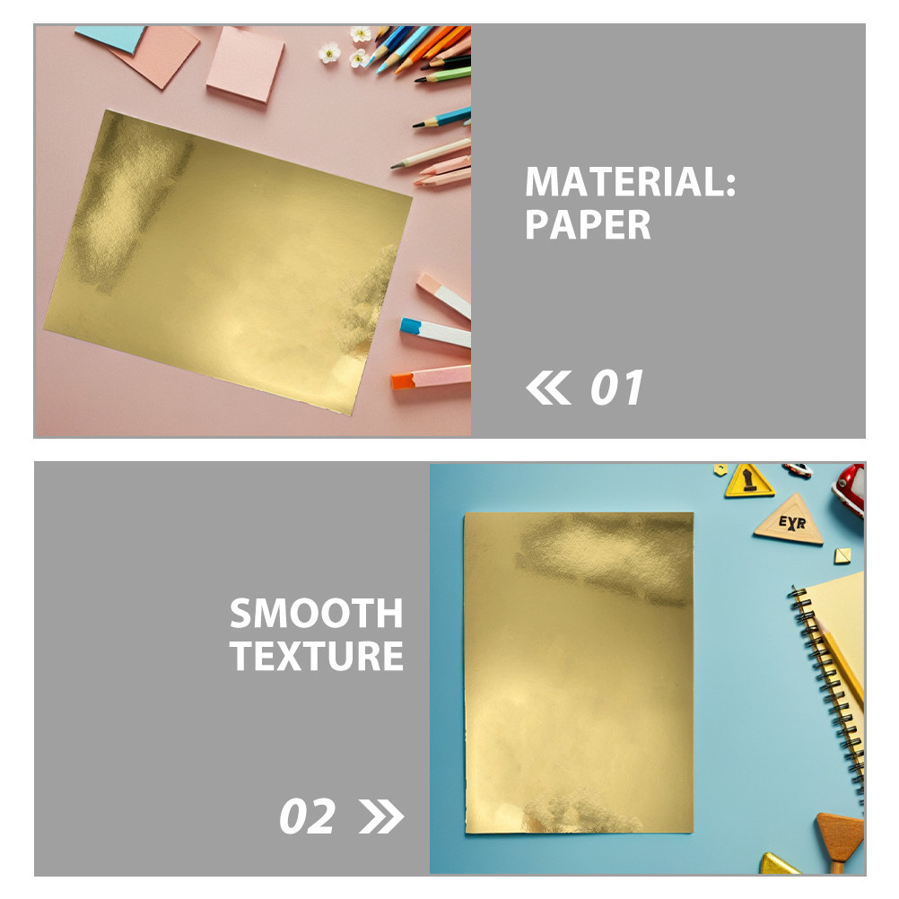 50 sztuk metalicznego papieru  – Gold Foil Flakes recenzja i cena