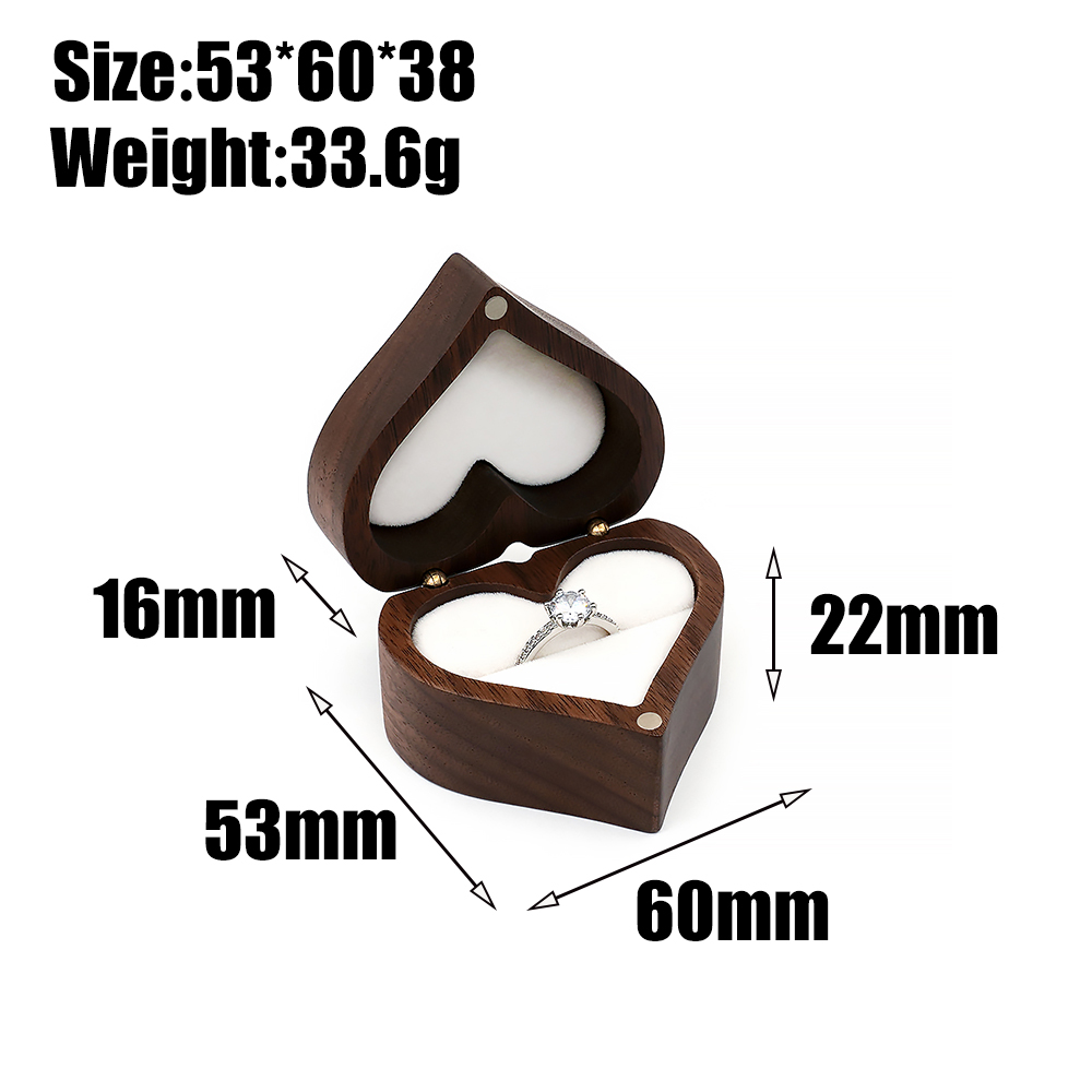 Pudełko na pierścionek na cere – Wood Ring Blank recenzja i cena