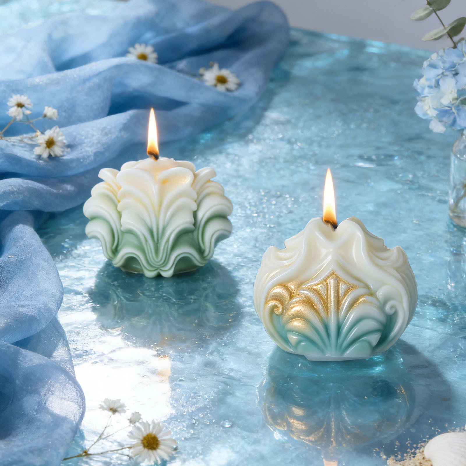 Duża silikonowa forma do świec – Resin Ocean Wave Mold recenzja i cena